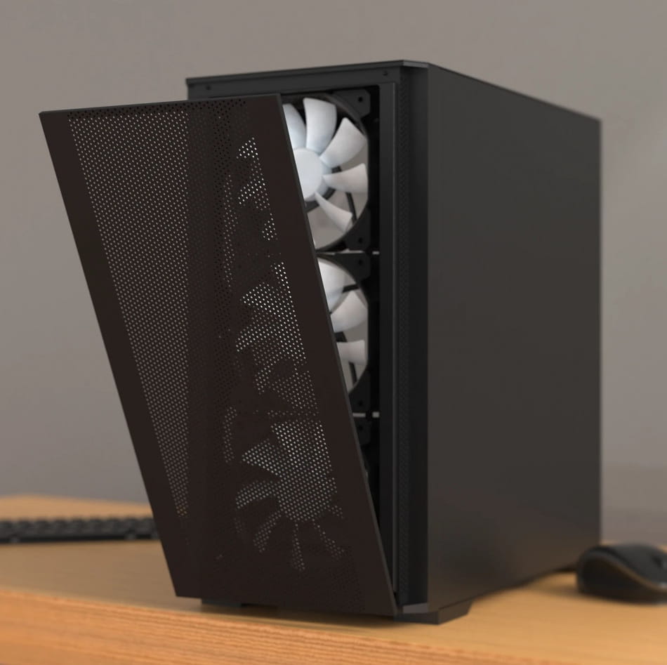 Montech AIR 100 ARGB Black – widok ogólny